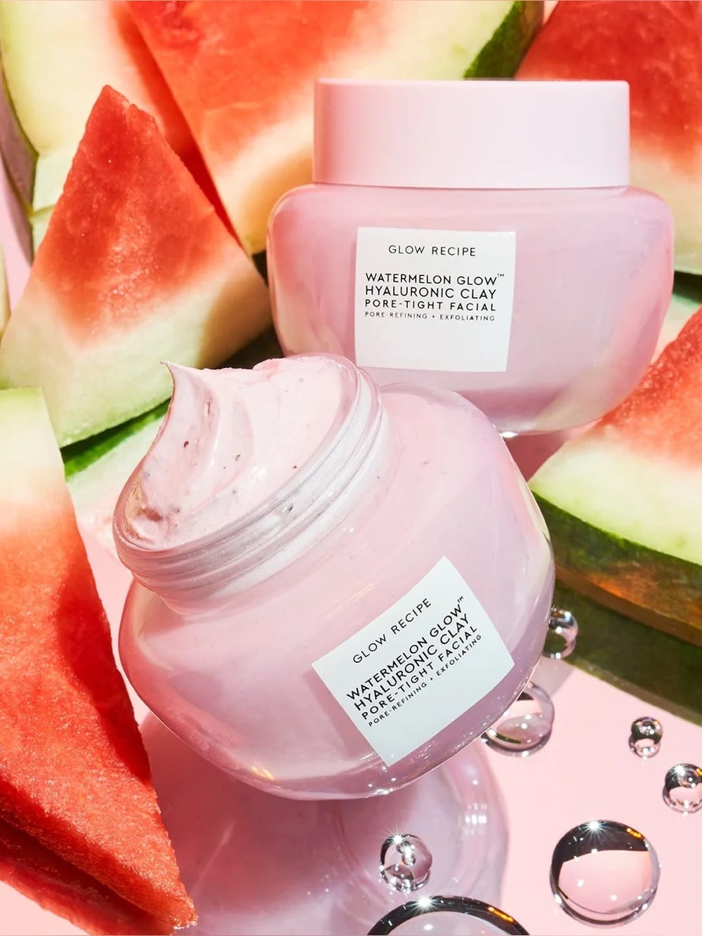 GLOW RECIPE WATERMELON GLOW HYALURONIC CLAY PORE-TIGHT FACIAL MASK